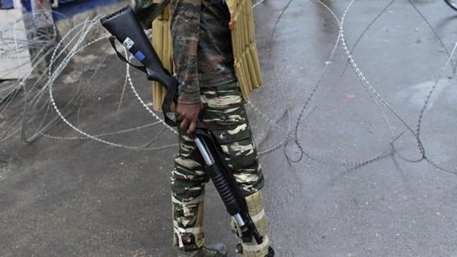A paramilitary trooper holds a Ishapore-made pellet gun as he stands guard during a curfew in Srinagar. (AFP File Photo) A paramilitary trooper holds a Ishapore-made pellet gun as he stands guard during a curfew in Srinagar. (AFP File Photo)