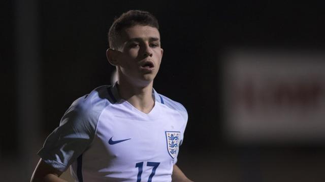 Phil Foden is a highly rated prospect at club Manchester City. (Twitter )