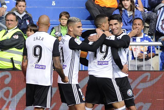 Valencia continued to enjoy their revival and they have emerged as the closest challengers to F.C. Barcelona. (AFP) Valencia continued to enjoy their revival and they have emerged as the closest challengers to F.C. Barcelona. (AFP)