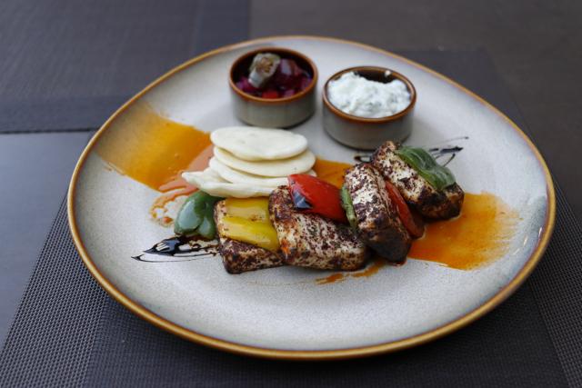 Moroccan Grilled Cottage Cheese Kebab