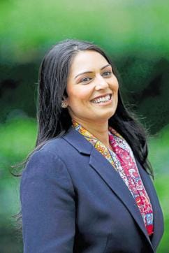 File photo of Britain's international development secretary Priti Patel leaving Number 10, Downing Street in London on July 14, 2016. (Reuters)