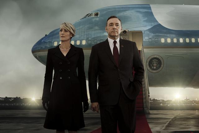 House of Cards is the story of Congressman Frank Underwood (Kevin Spacey) and his wife, Claire Underwood (Robin Wright). (Netflix) House of Cards is the story of Congressman Frank Underwood (Kevin Spacey) and his wife, Claire Underwood (Robin Wright). (Netflix)