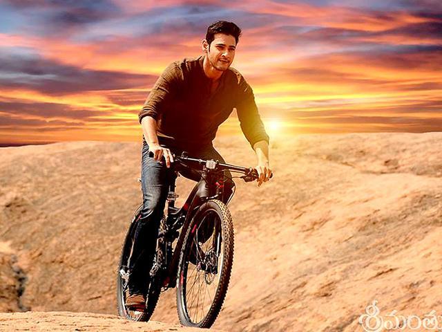 Mahesh Babu plays Harsh Vardhan, the sole heir of his father's business empire, who returns home to challenge a politician, whose writ runs large in his village, enslaving the villagers. (SrimanthuduTheFilm/Facebook) Mahesh Babu plays Harsh Vardhan, the sole heir of his father's business empire, who returns home to challenge a politician, whose writ runs large in his village, enslaving the villagers. (SrimanthuduTheFilm/Facebook)