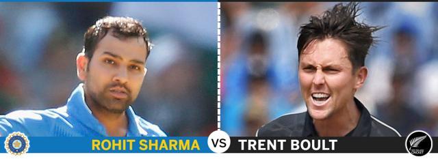 Will Rohit Sharma be able to overcome his problems against left-arm pacers? (HT Photo) Will Rohit Sharma be able to overcome his problems against left-arm pacers? (HT Photo)