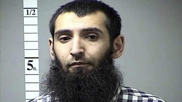 This undated photo provided by St. Charles County Department of Corrections via KMOV shows the Sayfullo Saipov. (AP)