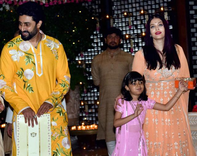 Aishwarya often makes public appearances with her family - daughter Aaradhya and hubby Abhishek. (PTI)
