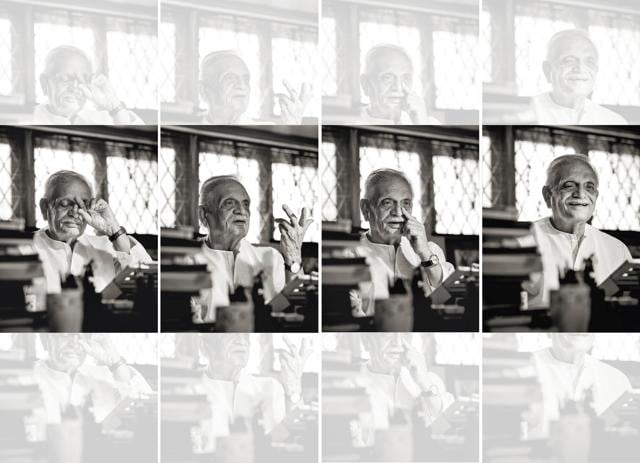 According to Gulzar, his trick to remain relevant over more than five decades is by being able to feel the pulse of the gully-mohalla, the nation, the globe that he lives in (Prabhat Shetty) According to Gulzar, his trick to remain relevant over more than five decades is by being able to feel the pulse of the gully-mohalla, the nation, the globe that he lives in (Prabhat Shetty)