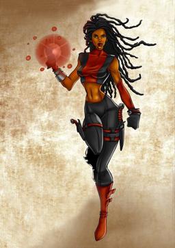 Kala leads The Keepers, is trained in combat and is a linguist. (Aza Comics) Kala leads The Keepers, is trained in combat and is a linguist. (Aza Comics)