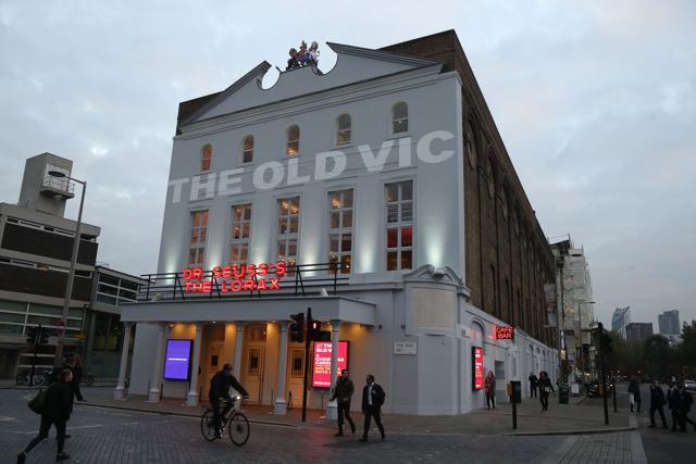 General views of The Old Vic theatre on the Cut in central London on November 2, 2017. Former workers at The Old Vic, where US actor Kevin Spacey was its artistic director from 2003 to 2015, told The Guardian newspaper that the London theatre ignored allegations of groping and inappropriate sexual behaviour on November 2, 2017. (AFP)