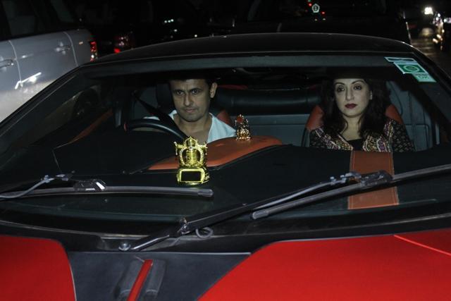Singer Sonu Nigam along with his wife Madhurima. (IANS) Singer Sonu Nigam along with his wife Madhurima. (IANS)
