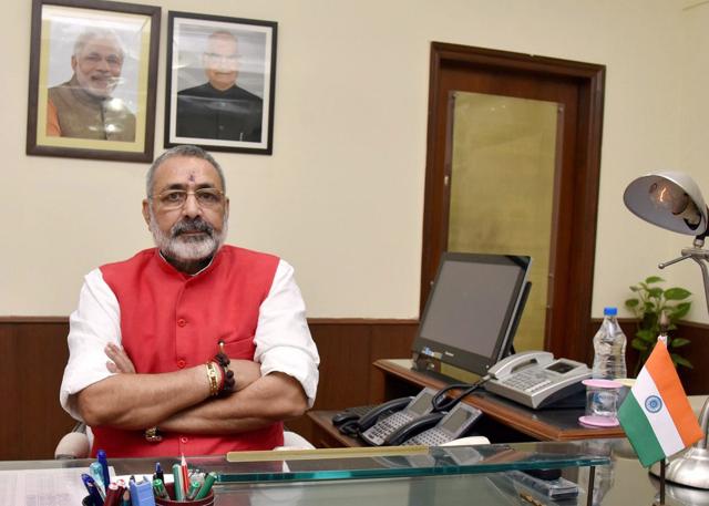 Giriraj Singh, minister of state for micro, small &amp; medium enterprises, says he won’t tolerate Sanjay Leela Bhansali making film on Hindi gods and idols. (PTI)