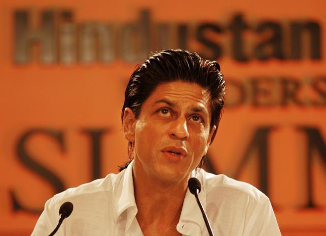 Actor Shah Rukh Khan speaks at the Hindustan Times Leadership Summit 2007 in Delhi. (Ajay Aggarwal/ HT file photo) Actor Shah Rukh Khan speaks at the Hindustan Times Leadership Summit 2007 in Delhi. (Ajay Aggarwal/ HT file photo)