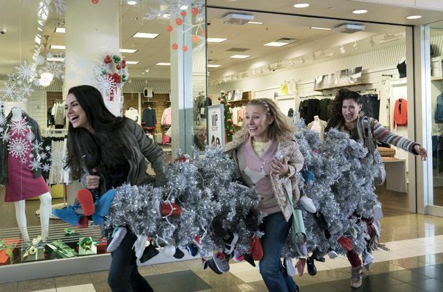 This image released by STX Entertainment shows, from left, Mila Kunis, Kristen Bell and Kathryn Hahn in the film, A Bad Moms Christmas. (AP) This image released by STX Entertainment shows, from left, Mila Kunis, Kristen Bell and Kathryn Hahn in the film, A Bad Moms Christmas. (AP)