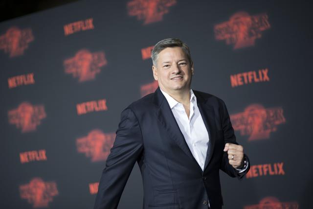 Netflix CCO Ted Sarandos attends Netflix's Stranger Things 2 premiere in Westwood, California. (AFP) Netflix CCO Ted Sarandos attends Netflix's Stranger Things 2 premiere in Westwood, California. (AFP)
