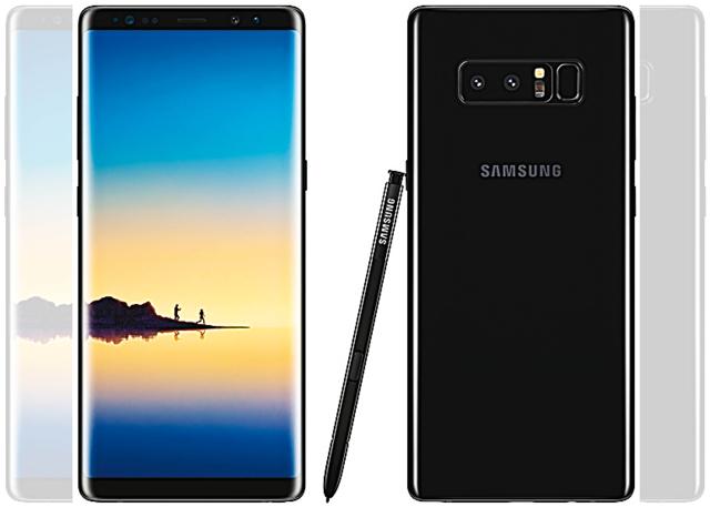 The Samsung Note 8 is great in looks and optics The Samsung Note 8 is great in looks and optics