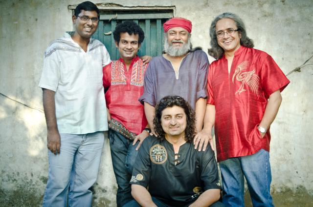 Members of the band Indian Ocean.