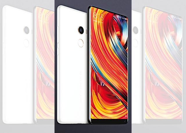 The Mi Mix 2 has a lovely ceramic back The Mi Mix 2 has a lovely ceramic back
