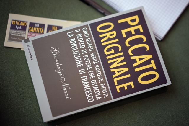 A copy of Nuzzi's latest book Peccato Originale (Original Sin). (AP/Andrew Medichini) A copy of Nuzzi's latest book Peccato Originale (Original Sin). (AP/Andrew Medichini)