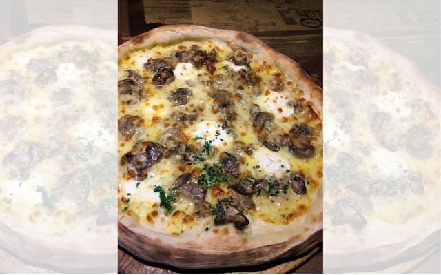 Pizza is made with fresh, healthy ingredients and tastes pretty amazing