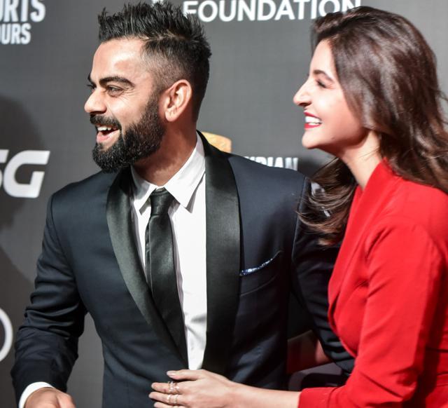 VIrat Kohli (L) and Anushka Sharma were one of the biggest star attractions. (Kunal Patil/HT Photo) VIrat Kohli (L) and Anushka Sharma were one of the biggest star attractions. (Kunal Patil/HT Photo)