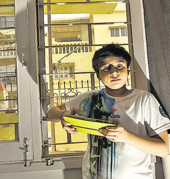 Rehaan at his Janak Puri home. (Vipin Kumar/HT PHOTO)