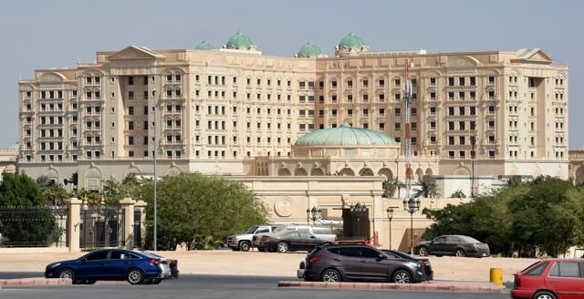 File photo of the Ritz Carlton hotel in Riyadh, which has been turned into a temporary prison for some of the officials and princes purged. (AFP)