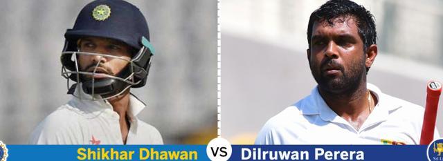 Shikhar Dhawan, who has been in brilliant form since the Champions Trophy, will face a stiff challenge from Sri Lanka’s off-spinner Dilruwan Perera. (HT Photo ) Shikhar Dhawan, who has been in brilliant form since the Champions Trophy, will face a stiff challenge from Sri Lanka’s off-spinner Dilruwan Perera. (HT Photo )