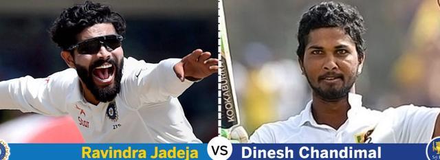 Ravindra Jadeja will be in no mood to allow Dinesh Chandimal to be in his comfort zone. (HT Photo ) Ravindra Jadeja will be in no mood to allow Dinesh Chandimal to be in his comfort zone. (HT Photo )