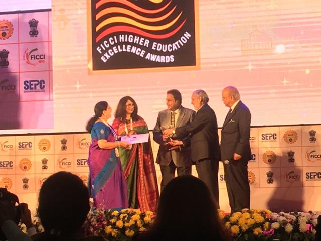 The Federation of Indian Chambers of Commerce and Industry, every year, organises the award ceremony with an objective to build the future excellence and laud the achievements of the Indian universities, higher educational institutions and individuals. (HT PHOTO) The Federation of Indian Chambers of Commerce and Industry, every year, organises the award ceremony with an objective to build the future excellence and laud the achievements of the Indian universities, higher educational institutions and individuals. (HT PHOTO)