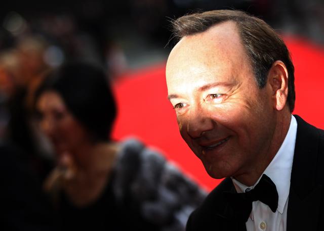 This file photo taken on March 30, 2011 shows US actor Kevin Spacey arriving at a gala to honour former Soviet leader Mikhail Gorbachev's celebration of his 80th birthday at the Royal Albert Hall in London, England. (AFP) This file photo taken on March 30, 2011 shows US actor Kevin Spacey arriving at a gala to honour former Soviet leader Mikhail Gorbachev's celebration of his 80th birthday at the Royal Albert Hall in London, England. (AFP)