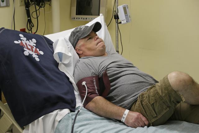 Brian Madeux receives the first human gene editing therapy at the UCSF Benioff Children's Hospital in Oakland. (AP Photo) Brian Madeux receives the first human gene editing therapy at the UCSF Benioff Children's Hospital in Oakland. (AP Photo)