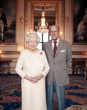 Handout photo issued of Britain's Queen Elizabeth II and Prince Philip, Duke of Edinburgh, taken in the White Drawing Room at Windsor Castle in early November, in celebration of their platinum wedding anniversary on November 20. (REUTERS) Handout photo issued of Britain's Queen Elizabeth II and Prince Philip, Duke of Edinburgh, taken in the White Drawing Room at Windsor Castle in early November, in celebration of their platinum wedding anniversary on November 20. (REUTERS)