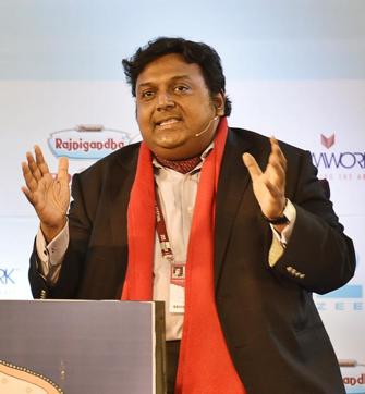 Ashwin Sanghi at the 2016 Jaipur Literature Festival. (Hindustan Times) Ashwin Sanghi at the 2016 Jaipur Literature Festival. (Hindustan Times)