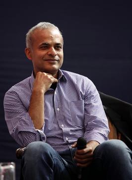 Manu Joseph at a literature festival. (Hindustan Times file photo) Manu Joseph at a literature festival. (Hindustan Times file photo)