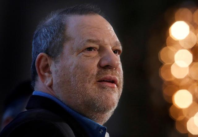Harvey Weinstein speaks at the UBS 40th Annual Global Media and Communications Conference in New York. (REUTERS) Harvey Weinstein speaks at the UBS 40th Annual Global Media and Communications Conference in New York. (REUTERS)