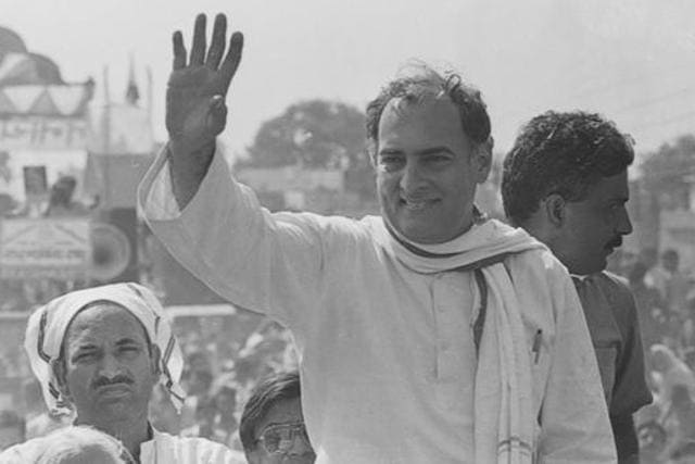 Rajiv Gandhi, the ‘reluctant politician’ who became prime minister. (HT Photo) Rajiv Gandhi, the ‘reluctant politician’ who became prime minister. (HT Photo)
