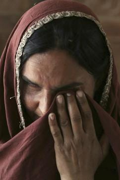 In this picture taken on May 4, 2017, Kausar Parveen recounts the ordeal of her son in Kehror Pakka, Pakistan. (AP) In this picture taken on May 4, 2017, Kausar Parveen recounts the ordeal of her son in Kehror Pakka, Pakistan. (AP)