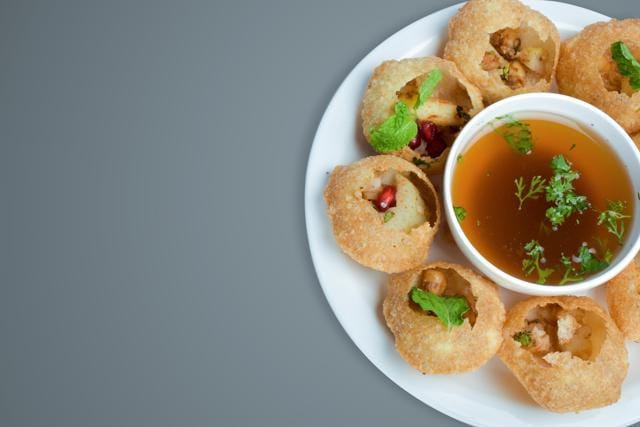 Pani puri is a popular roadside snack. (Shutterstock) Pani puri is a popular roadside snack. (Shutterstock)