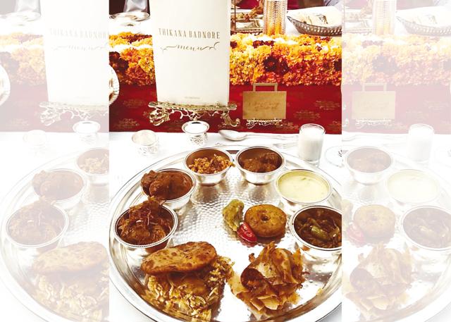 The Badnore tent offered classic Rajput cuisine with the specialities of the house