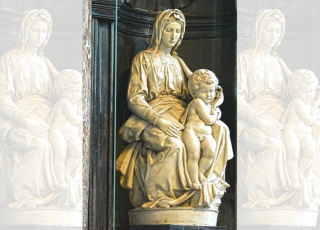 The Church of Our Lady houses valuable artworks like Michelangelo’s world-renowned sculpture of Madonna and Child (Saubhadra Chatterji) The Church of Our Lady houses valuable artworks like Michelangelo’s world-renowned sculpture of Madonna and Child (Saubhadra Chatterji)