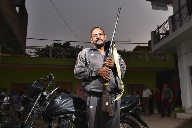 Balwant Singh Tomar, 66. The nephew of retired soldier and athlete-turned-dacoit Paan Singh Tomar, Balwant says they became outlaws because of a land dispute with the extended family. “If the village pradhan, the area thanedar and the patwari deliver justice, no one need become a baaghi,” he says. (Raj K Raj/HT PHOTO) Balwant Singh Tomar, 66. The nephew of retired soldier and athlete-turned-dacoit Paan Singh Tomar, Balwant says they became outlaws because of a land dispute with the extended family. “If the village pradhan, the area thanedar and the patwari deliver justice, no one need become a baaghi,” he says. (Raj K Raj/HT PHOTO)