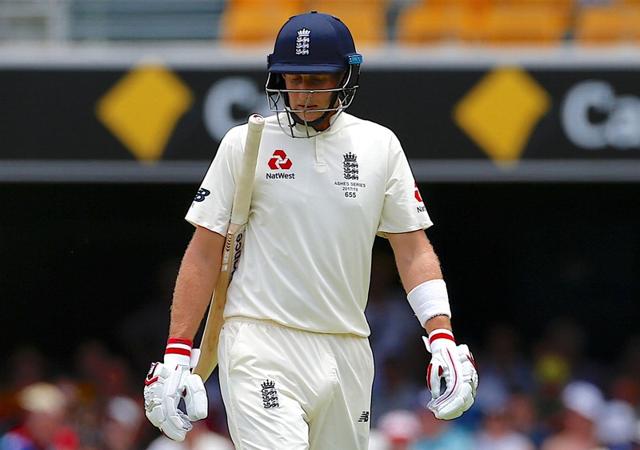 England cricket team captain Joe Root walks off the ground after being dismissed during the fourth day of the first Ashes cricket Test vs Australia cricket team. (REUTERS) England cricket team captain Joe Root walks off the ground after being dismissed during the fourth day of the first Ashes cricket Test vs Australia cricket team. (REUTERS)