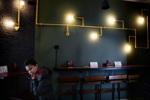 A boy waits for his food at Food Crime. (AP) A boy waits for his food at Food Crime. (AP)