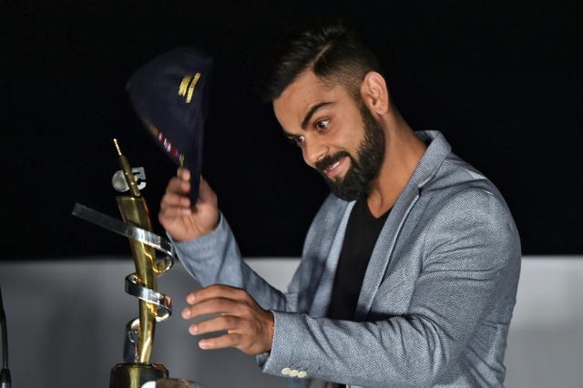 Indian captain Virat Kohli after being felicitated at the DDCA's 1st Annual Conclave 2017 at Ferozshah Kotla Stadium in New Delhi on Wednesday.. (PTI) Indian captain Virat Kohli after being felicitated at the DDCA's 1st Annual Conclave 2017 at Ferozshah Kotla Stadium in New Delhi on Wednesday.. (PTI)