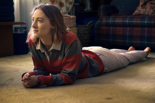 This image released by A24 Films shows Saoirse Ronan in a scene from Lady Bird. (AP) This image released by A24 Films shows Saoirse Ronan in a scene from Lady Bird. (AP)