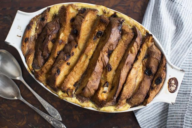 A recipe for bread pudding that uses panettone bread. (NYT) A recipe for bread pudding that uses panettone bread. (NYT)