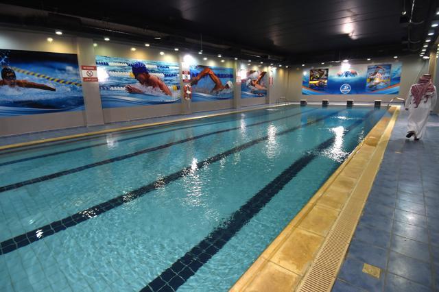 A picture shows the swimming pool of the Mohammed bin Nayef Center for Counseling and Advice rehab centre for jihadists in Riyadh. (AFP Photo) A picture shows the swimming pool of the Mohammed bin Nayef Center for Counseling and Advice rehab centre for jihadists in Riyadh. (AFP Photo)