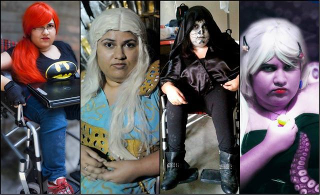 Tanya Kaushika aka NyaNya as Oracle, Daenerys, Death and Ursula. Tanya Kaushika aka NyaNya as Oracle, Daenerys, Death and Ursula.