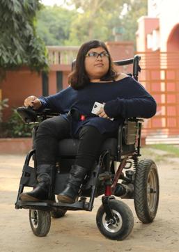 Tanya Kaushik poses for a picture. (Manoj Verma/HT Photo)