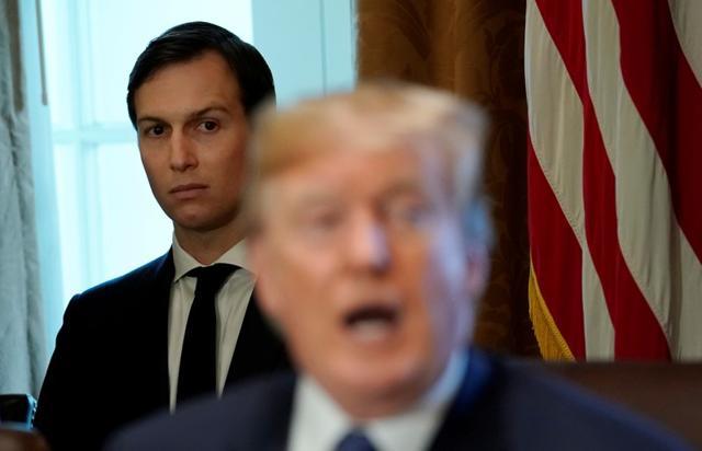 White House senior adviser Jared Kushner sits behind U.S. President Donald Trump during a cabinet meeting at the White House in Washington, U.S., November 1, 2017. (REUTERS) White House senior adviser Jared Kushner sits behind U.S. President Donald Trump during a cabinet meeting at the White House in Washington, U.S., November 1, 2017. (REUTERS)